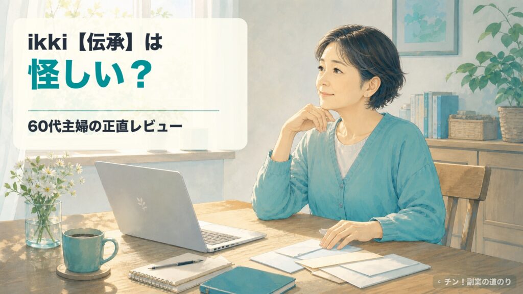 ikki【伝承】は怪しい?60代主婦による正直レビュー